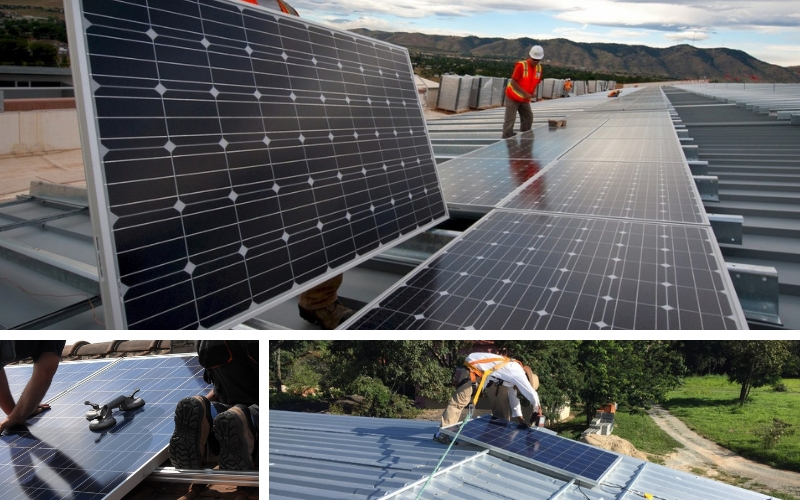 Panneaux solaires photovoltaiques à Saint-Père